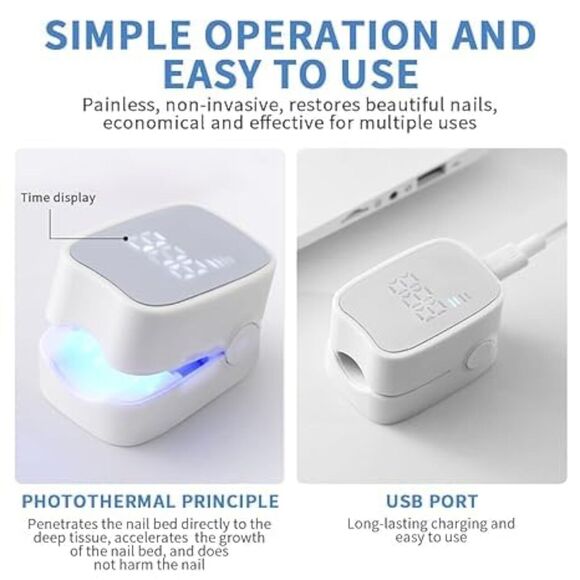 Nail Fungus Cleaning Laser Device 940nm Infrared Light + 500nm Blue Light... - Picture 7 of 15